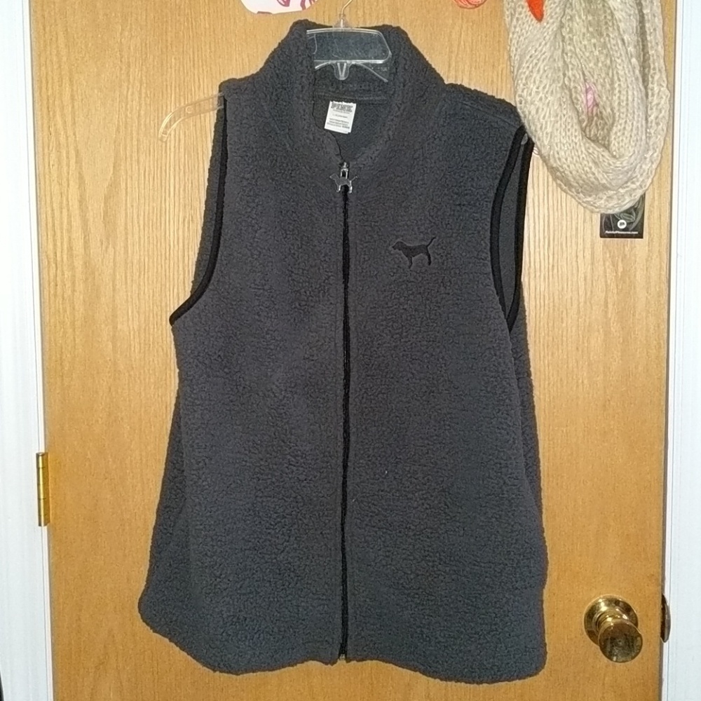 NWOT sherpa vest